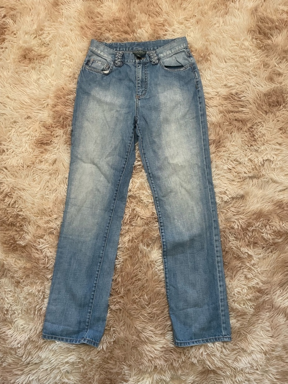 Ralph Lauren Faded Blue Straight-Leg Jeans
